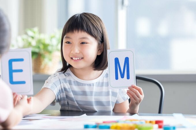 英会話教室の小学生