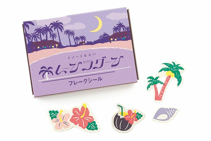 マッチ箱フレークシール ムーン