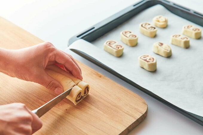 パイシートをカット