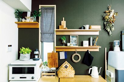 50代・55平米賃貸3人暮らし。「キッチン＆玄関」がすっきり片づく収納テク