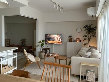 30代家族、中古マンションでおしゃれに暮らす。「無印良品・イケア・ニトリの収納」で心地よい空間に