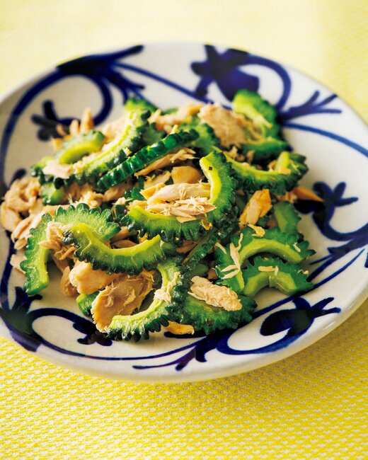 ツナとゴーヤーの塩炒め