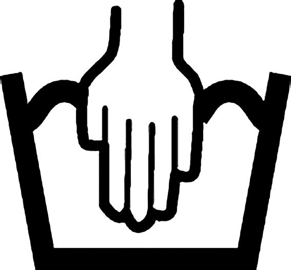 手洗いできるマーク