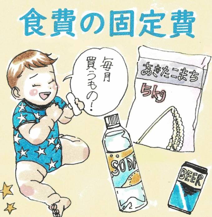 食費予算は月単位で決めず、週単位で把握する