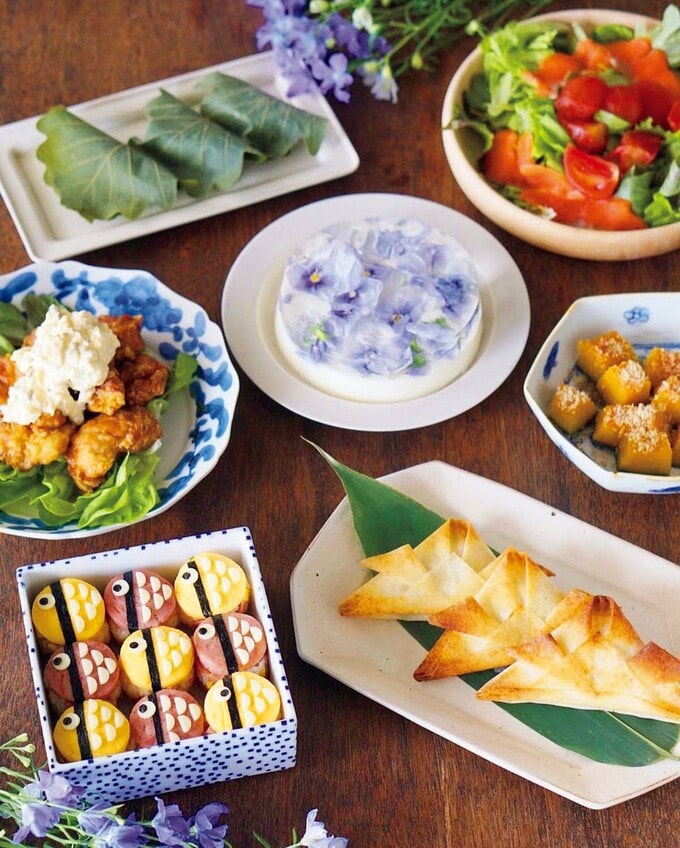 こどもの日の鯉のぼりスパムおにぎり