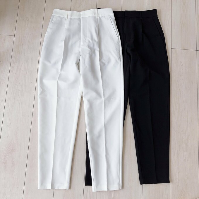 ストレッチテーパードパンツ