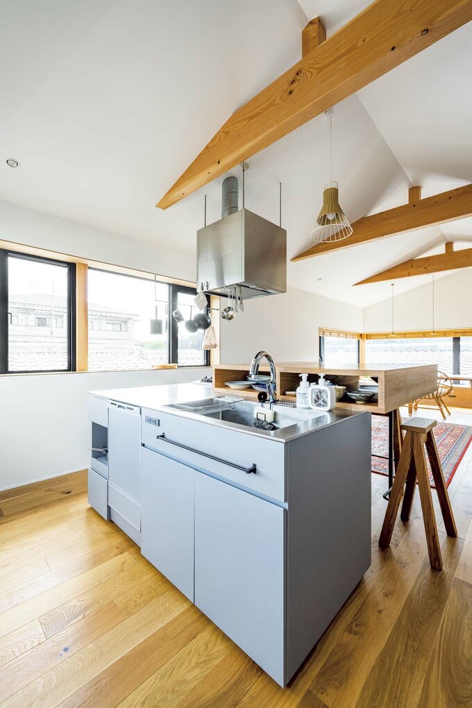 L字型キッチンのシンク側