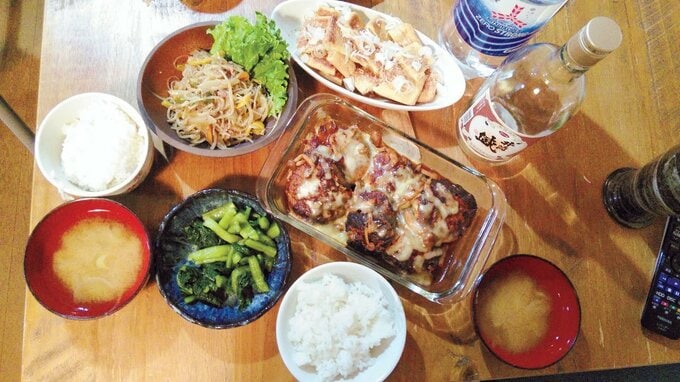 エノキバーグ献立