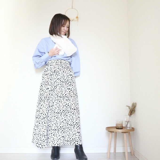 ティペットをプラスしてもかわいい