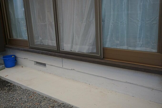 ウッドデッキ設置前の様子