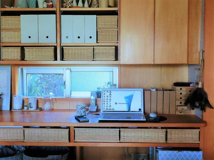 プチDIYでワークスペースをすっきり