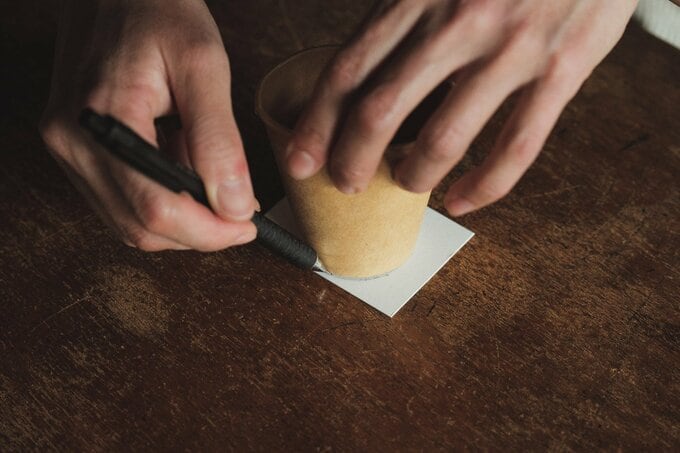 ブローチの工程1