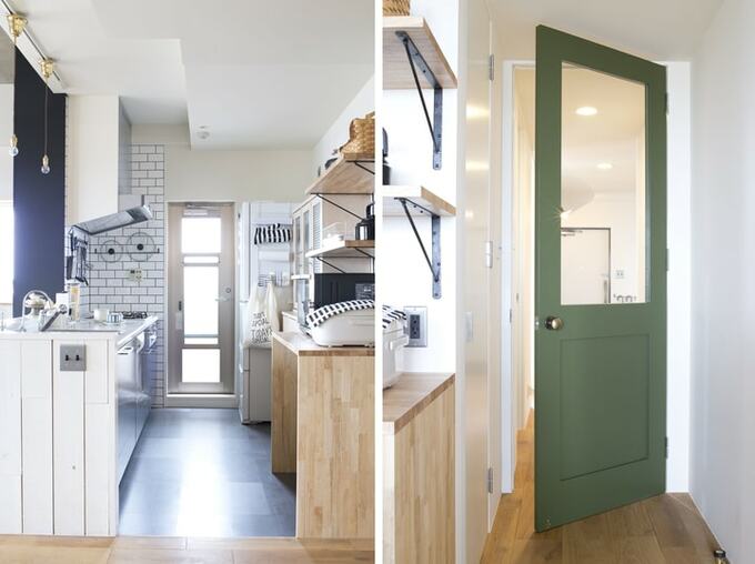 キッチンとリビング扉