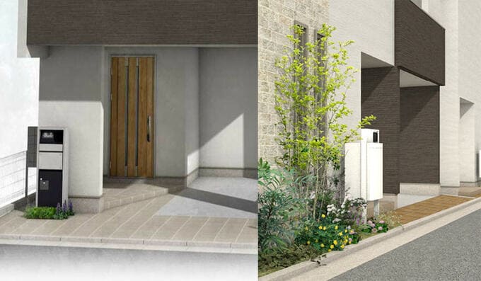 少しでも土があれば、小さな庭がつくれる