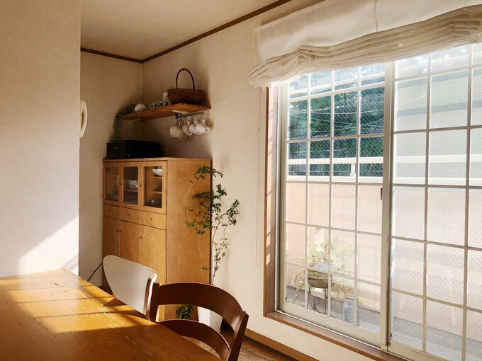 日当たりのよい2階にあるリビング