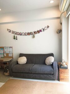 麻ひもとピンチでフォトガーランドに