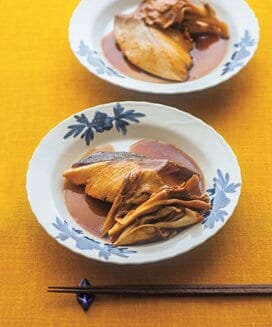 マイタケとブリの甘辛煮。うま味たっぷりでご飯が進む！