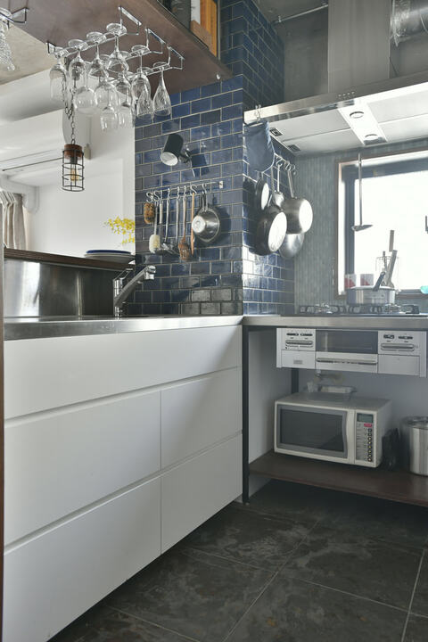 キッチンは見せる収納