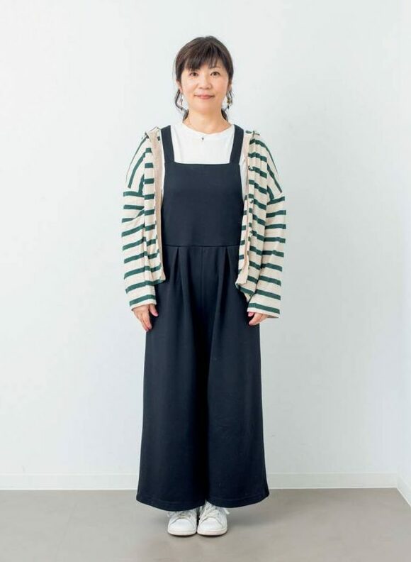 ボーダーのパーカー