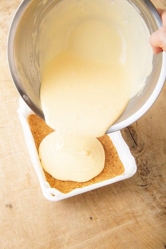 パッドに流し入れる