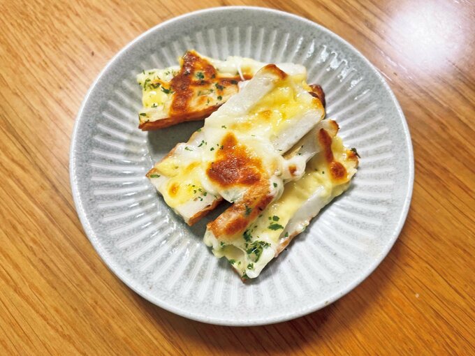 ちくわのマヨネーズチーズ焼き