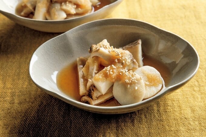 エリンギのみぞれあえ