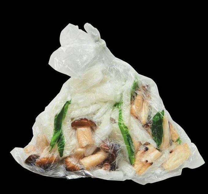 大根、ネギ、キノコ