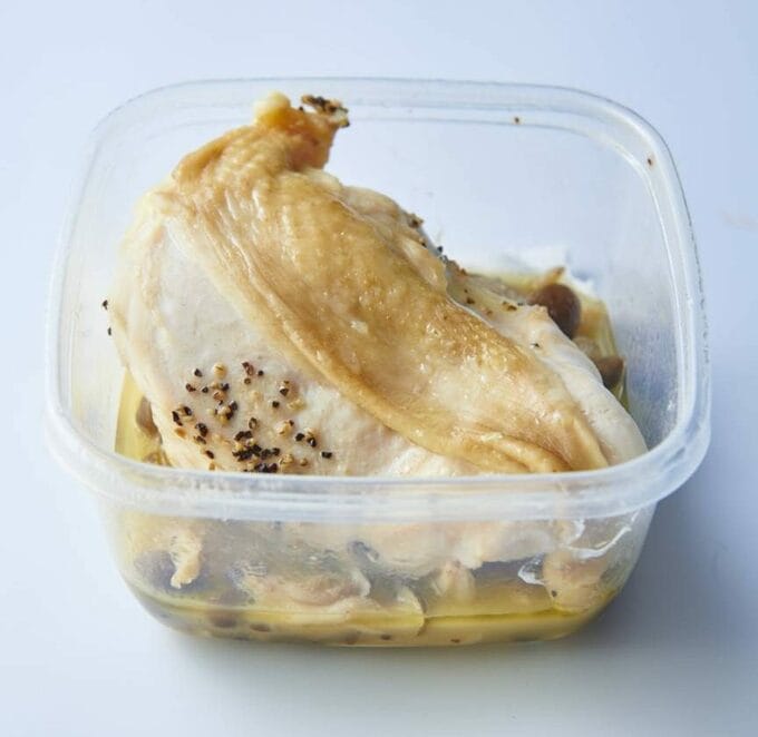 余熱で火をとおした状態