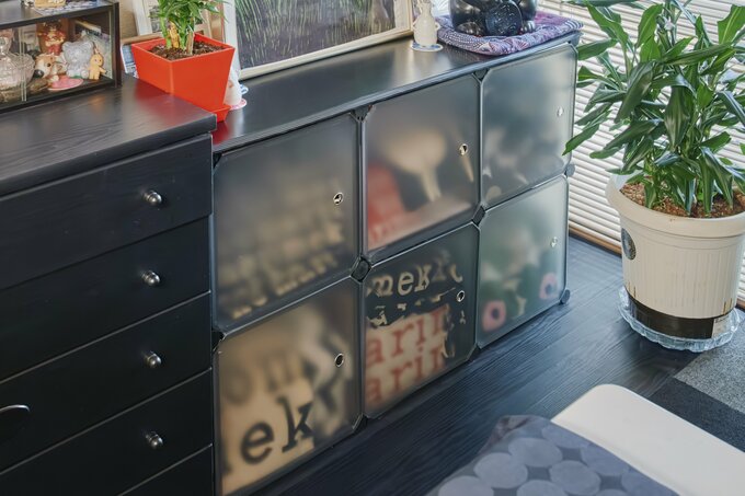 愛用のユニット収納