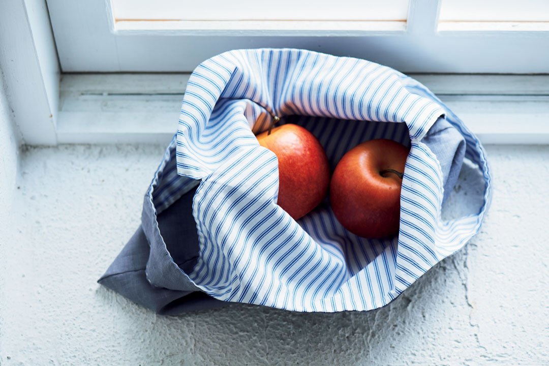 手縫いでOK！ステッチがおしゃれなリバーシブルバッグ | ESSEonline