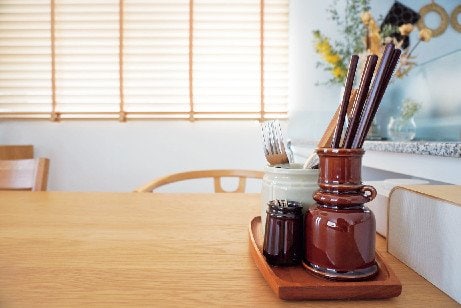 ダイニングに出したまま