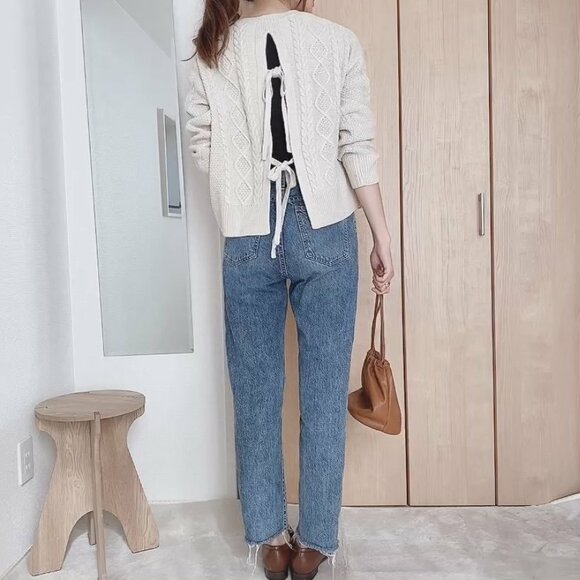 カジュアルコーデ後ろ