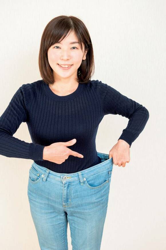 女性ズボンゆるゆる