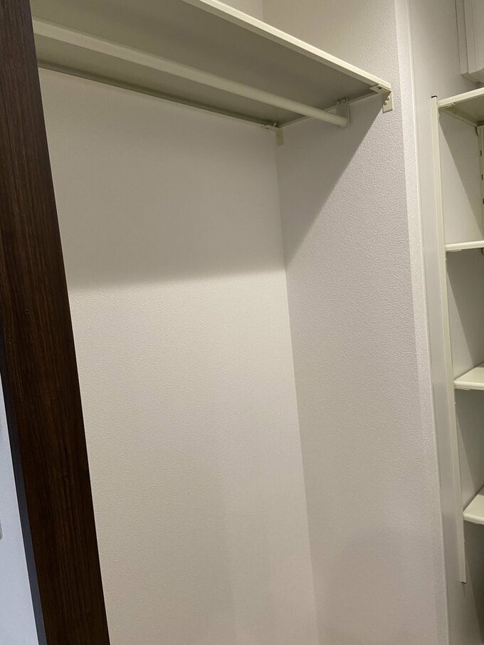 1畳のファミリークローゼット