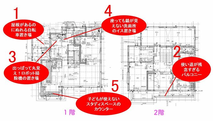 間取りと後悔ポイント