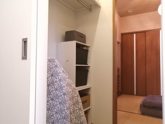 和室の奥の収納スペース