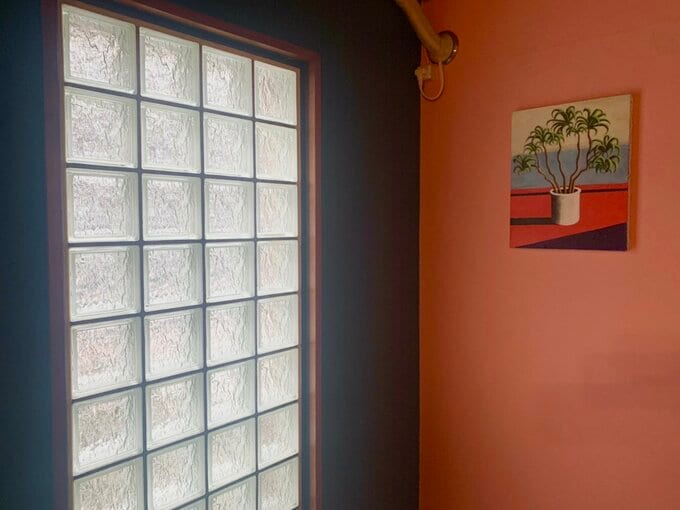 塗装後の壁面アート