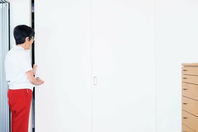 西ゆり子さんとクローゼット