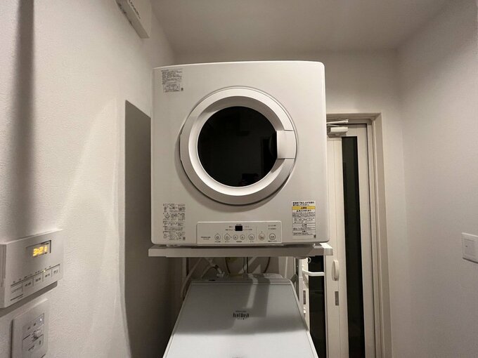 ガス衣類乾燥機の設置場所