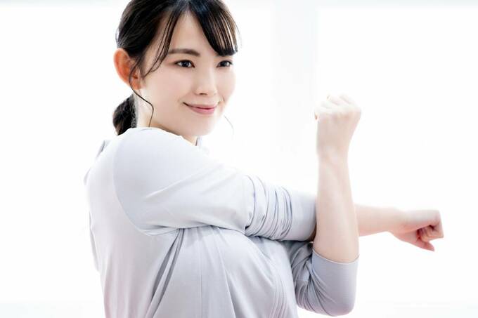 ストレッチ女性