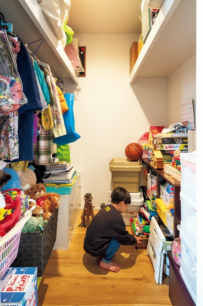 子ども専用ウォークインクーロゼット