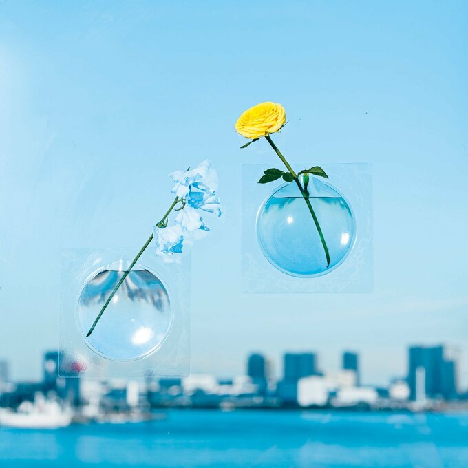 壁に付けるフラワーベース