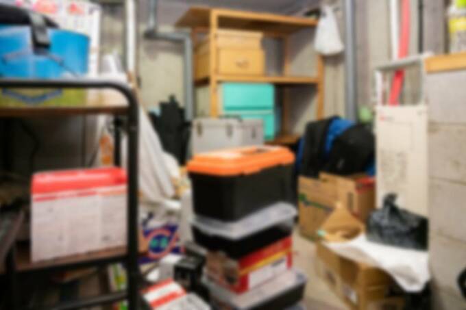 ごちゃついた部屋