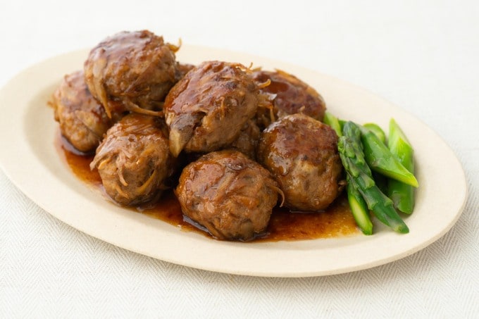 新ゴボウの甘辛豚つくね