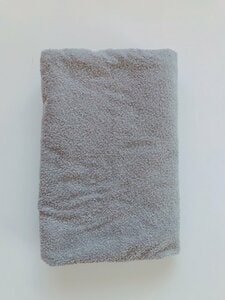 グレーのタオル