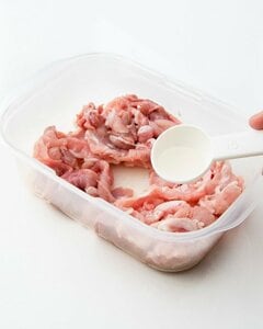 余熱で火をとおせば肉がふっくらやわらか