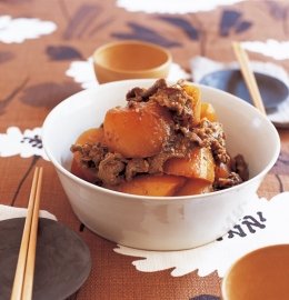 大根と牛肉の韓国風煮物