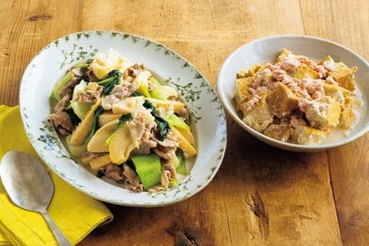 マヨネーズとポン酢の鉄板コンビの炒め物。満足感たっぷりな糖質オフ献立