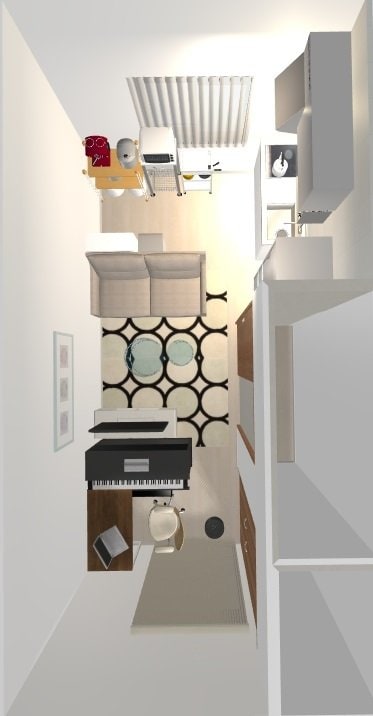 相談を受ける前の散らかりがちなキッチンダイニング