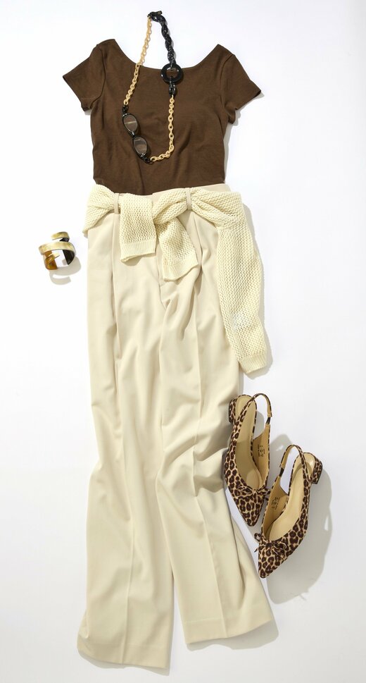 ワイドパンツコーデ3つ目